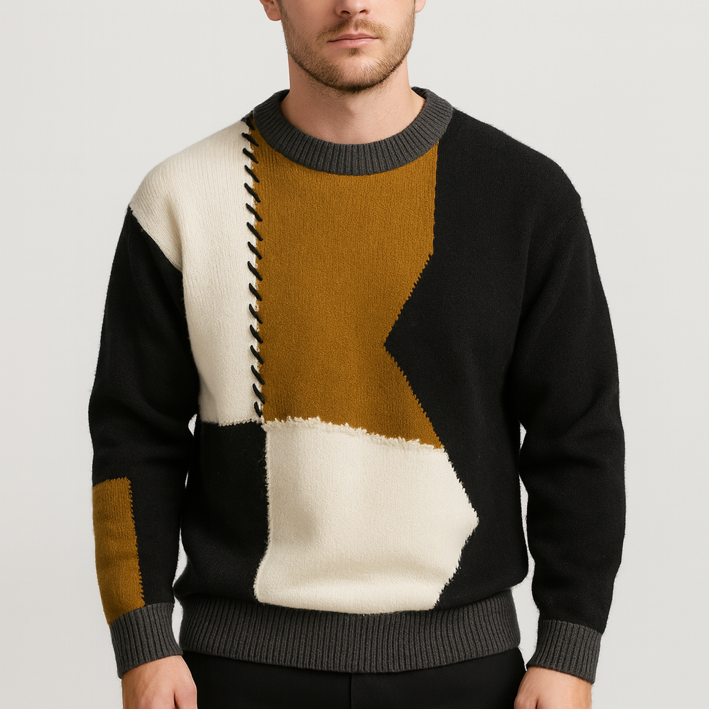 Stoneburry | Cozy knitted wool blend sweater