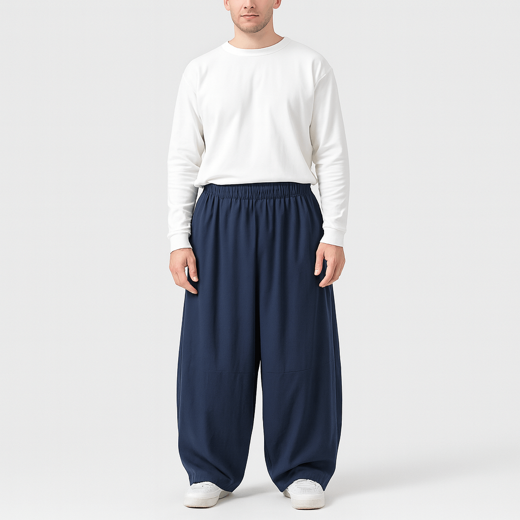 Stoneburry | Oversized flow trousers