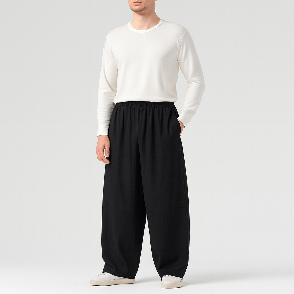 Stoneburry | Oversized flow trousers