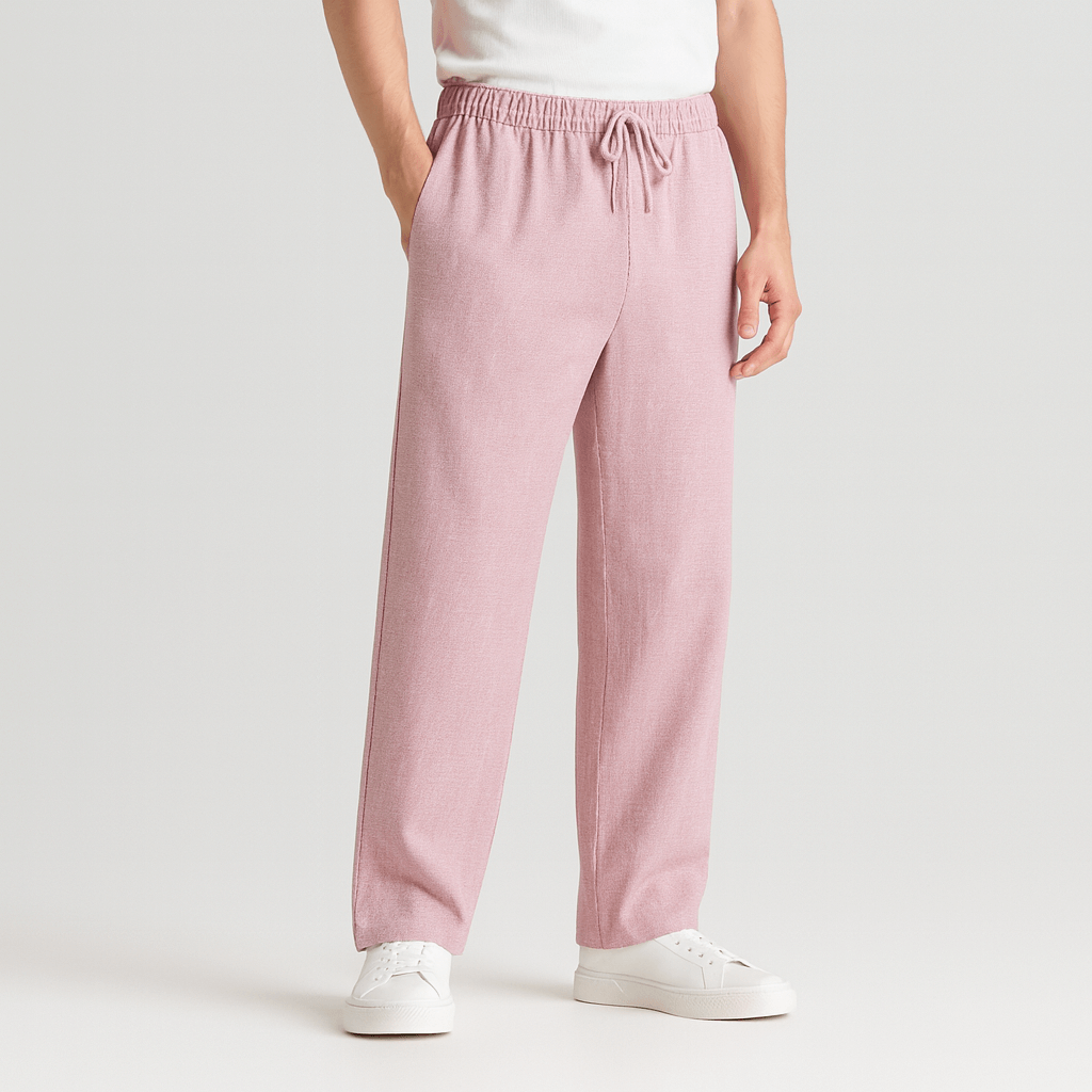 Stoneburry | Soft Cotton Blend Wide Leg Pants