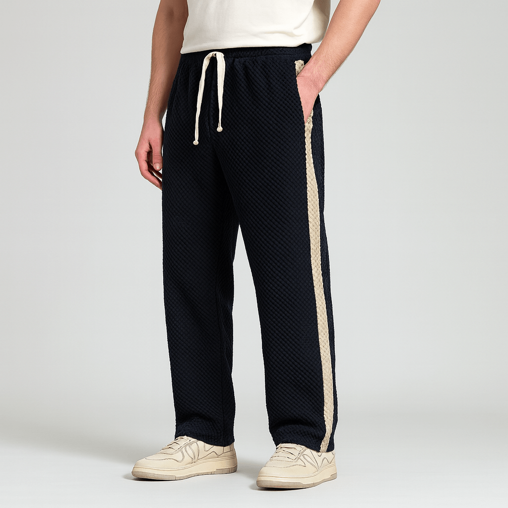 Stoneburry | Textured waffle-knit joggers