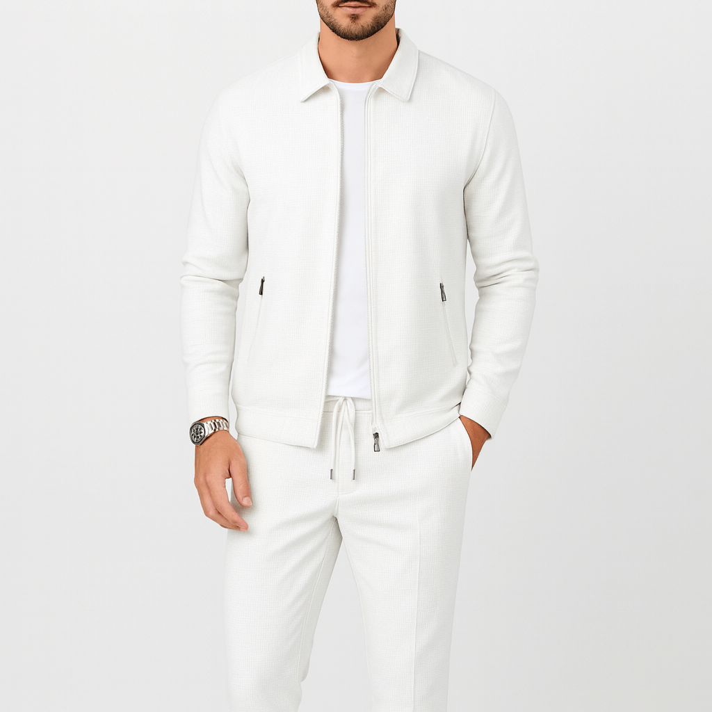 Stoneburry | Lightweight tracksuit with zip jacket and tapered joggers