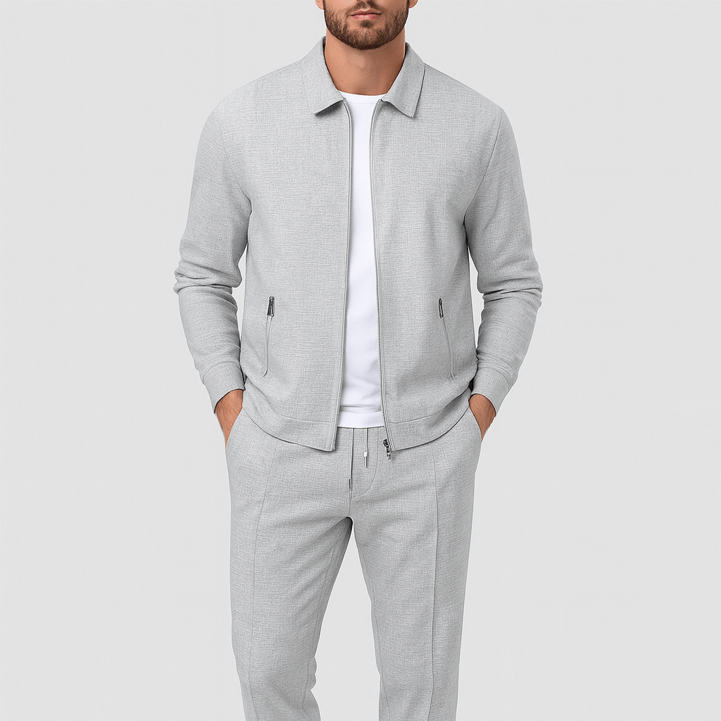 Stoneburry | Lightweight tracksuit with zip jacket and tapered joggers