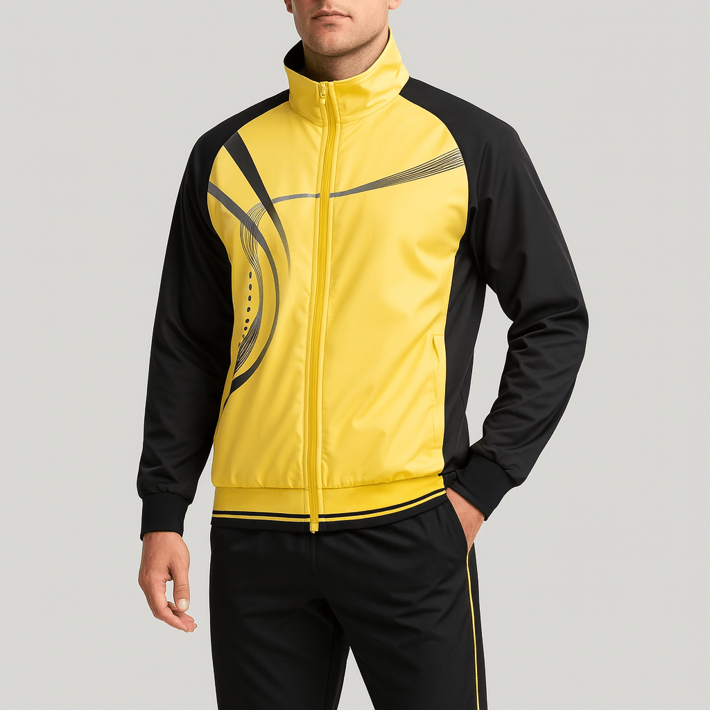 Stoneburry | Flexible Sportswear Set with Zip-up Jacket and Matching Pants