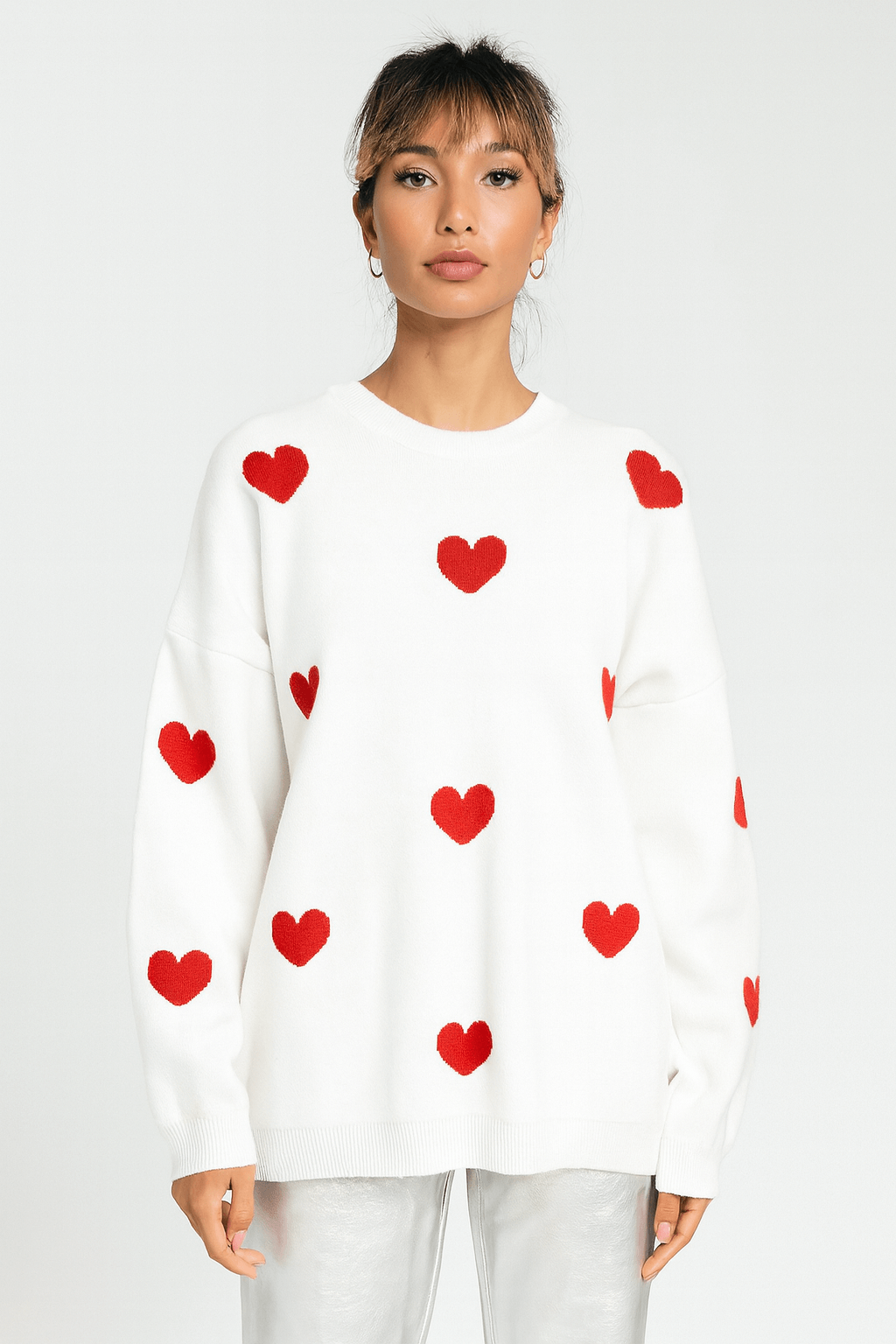 Bronte | Loose Fit Sweater - Oversized Cotton Blend - Cozy Autumn Layer - Women's Casual