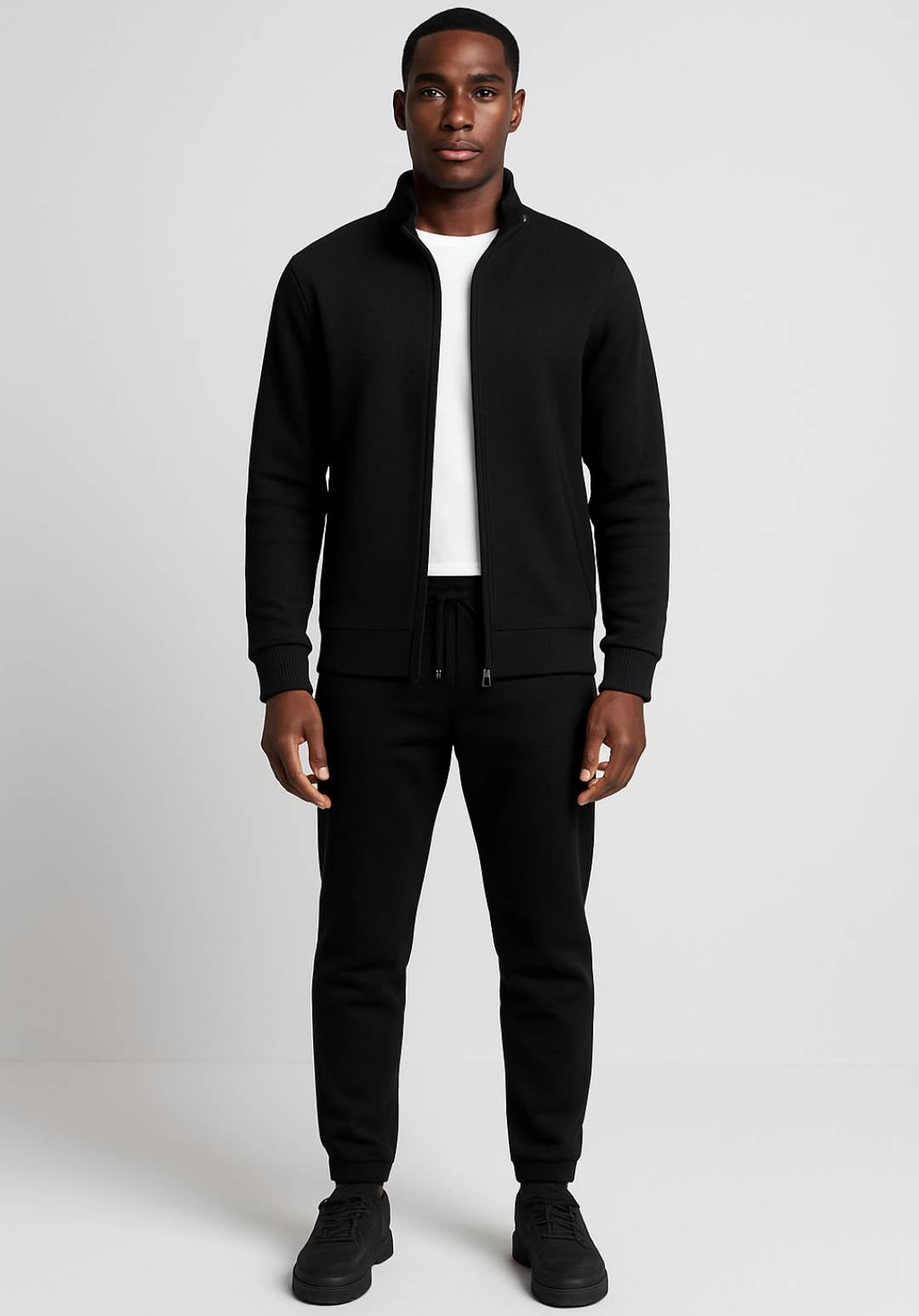 Leo | Men’s Tracksuit Set - Zip-Up Jacket - Jogger Pants - All-Season Activewear