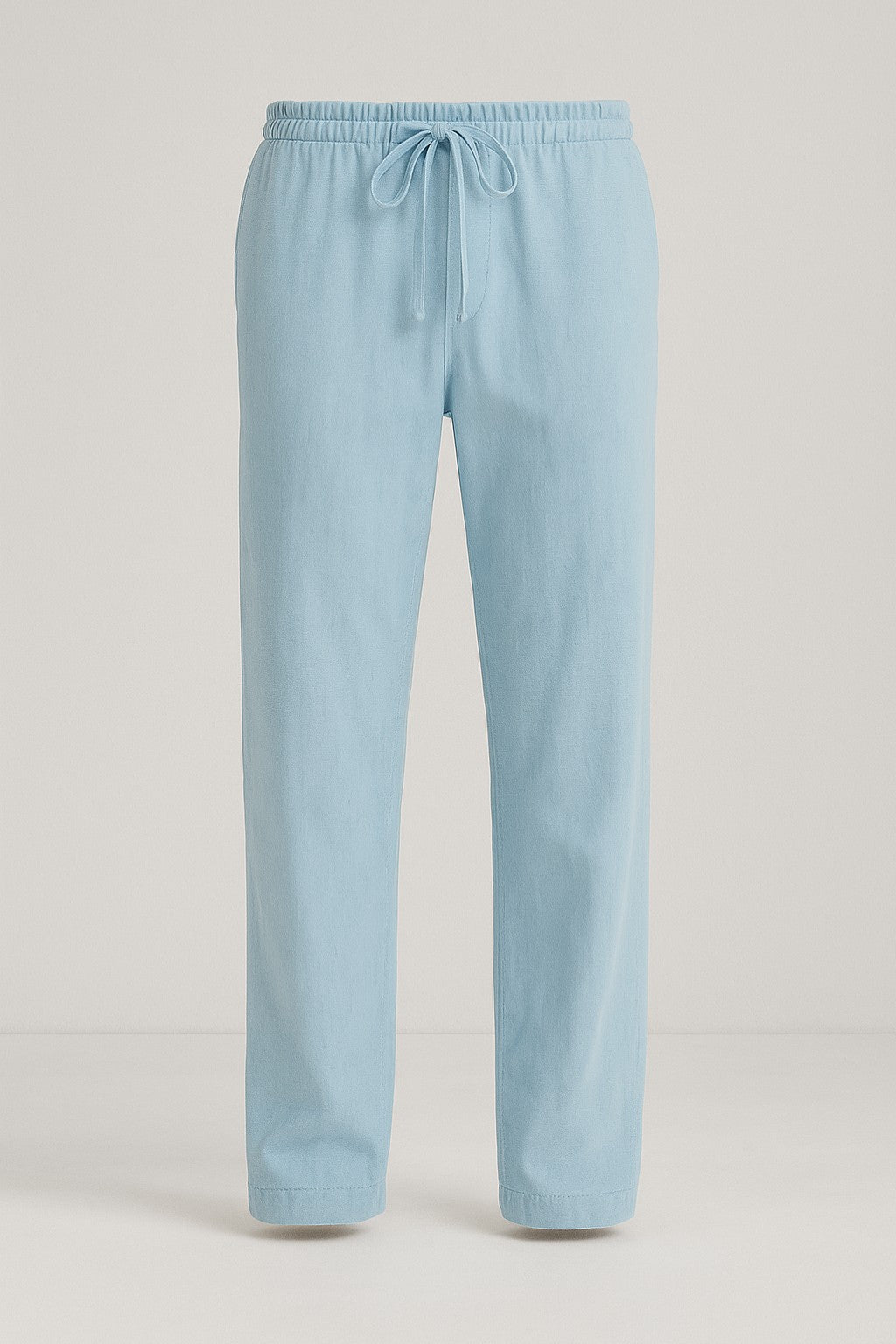 Alfie | Men’s Wide-Leg Trousers – Breathable Linen – Relaxed Fit – Drawstring Waist – Full Length