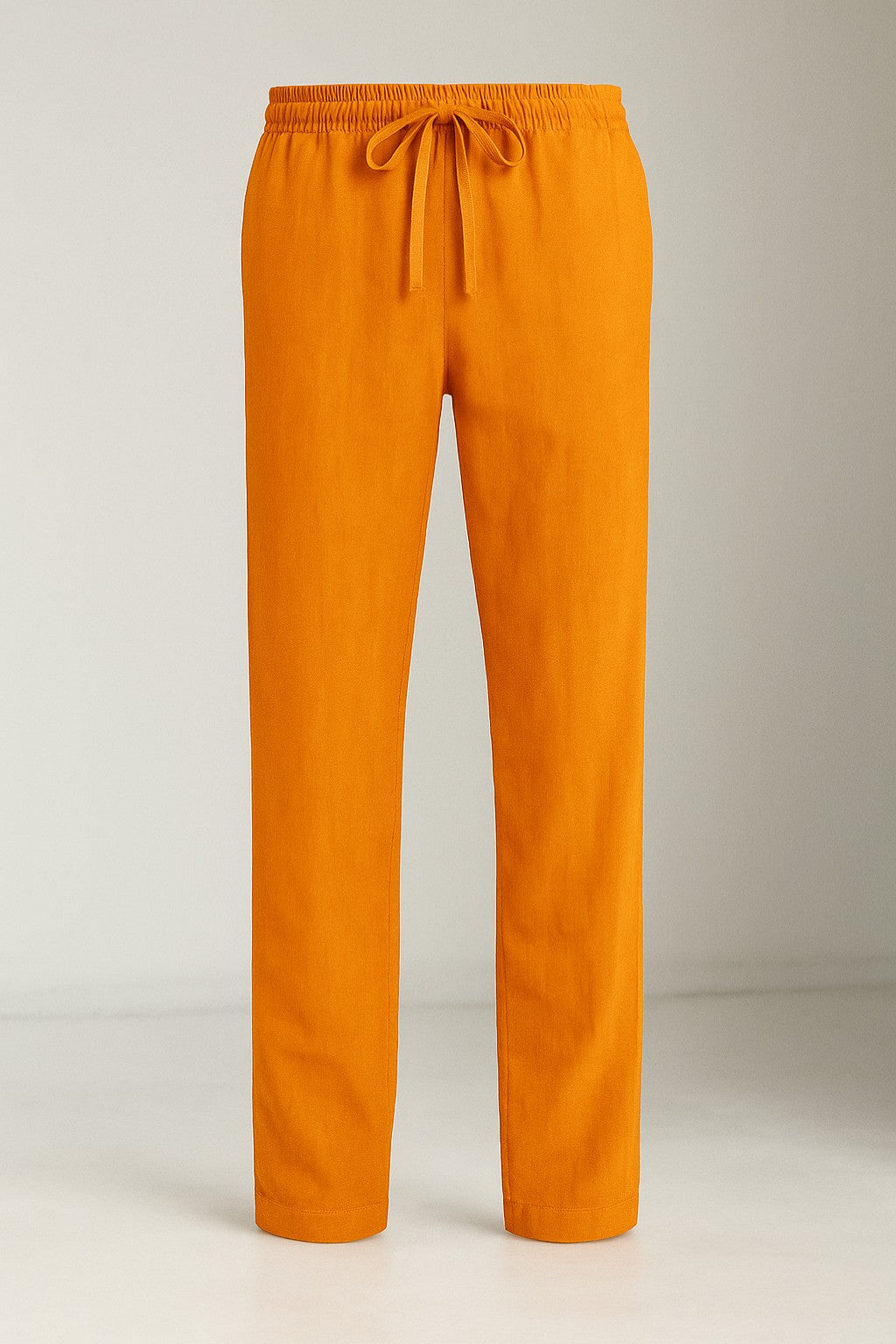 Alfie | Men’s Wide-Leg Trousers – Breathable Linen – Relaxed Fit – Drawstring Waist – Full Length