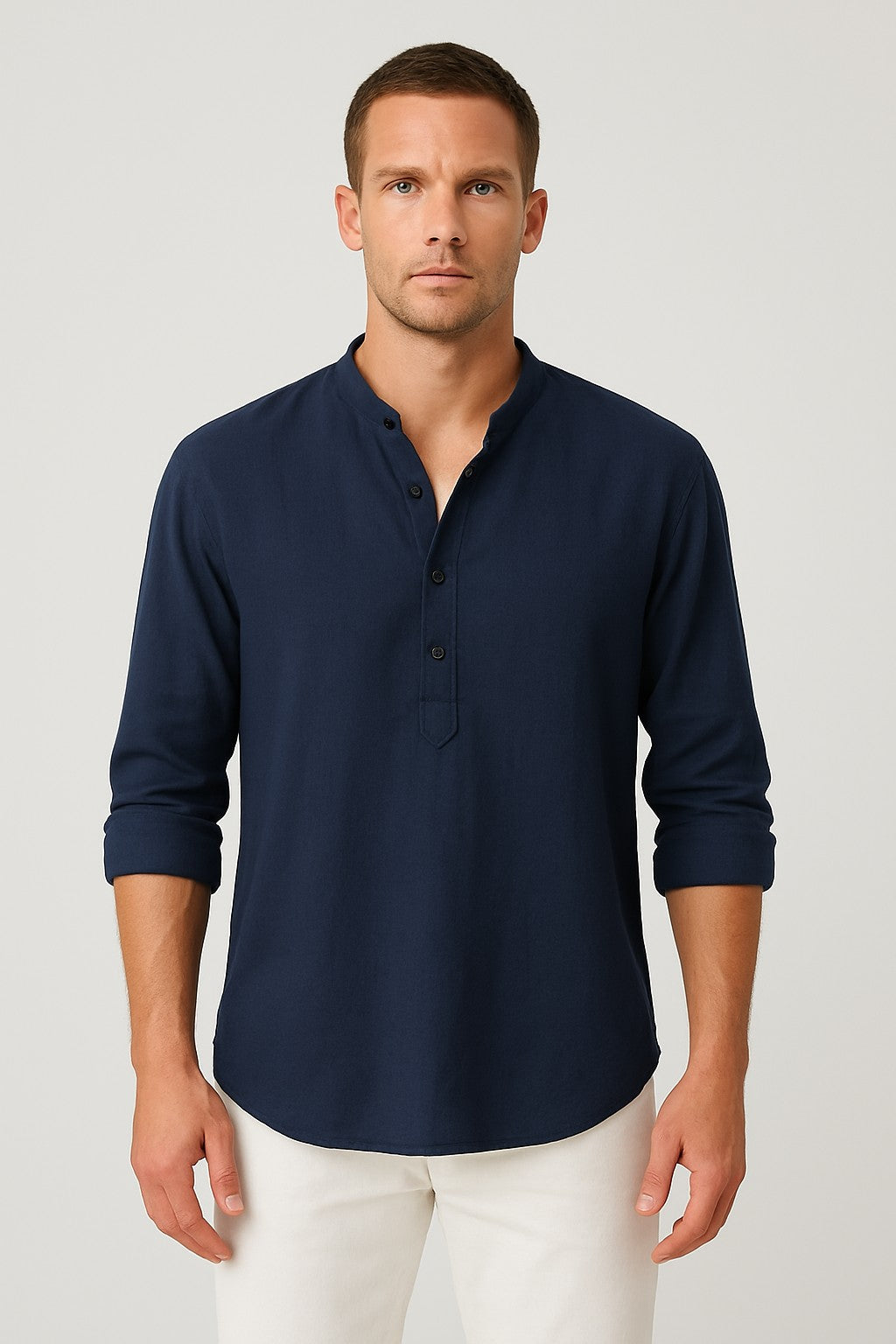 Freddie | Men's Linen Shirt - Breathable, Lightweight, Casual Beachwear