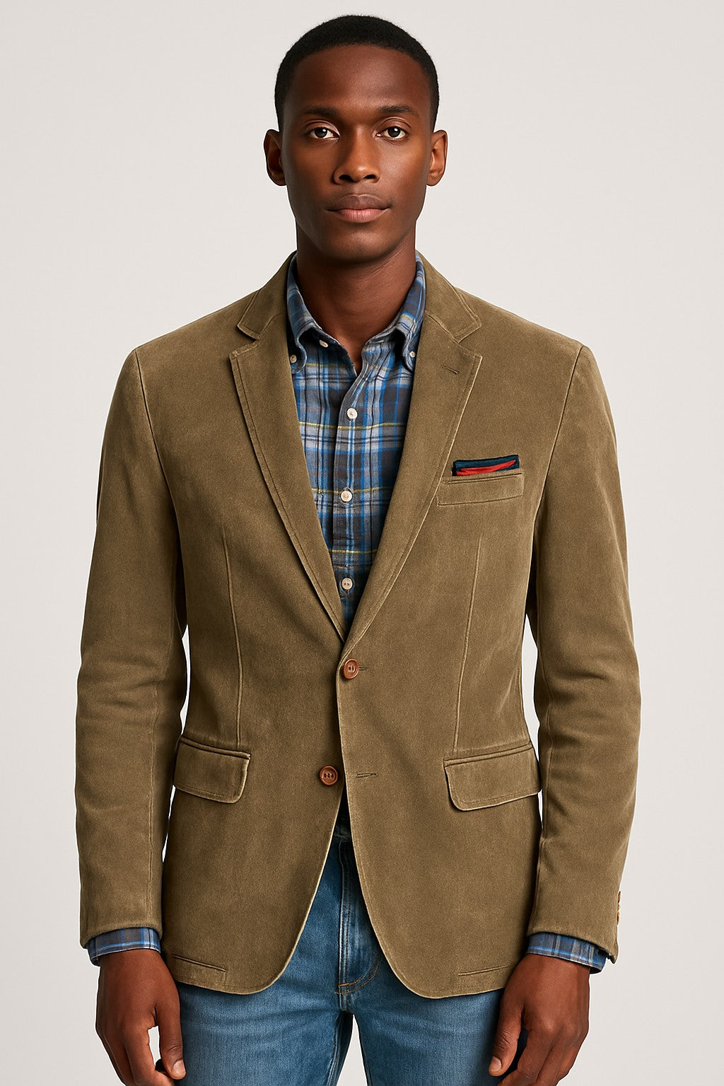 Elliot | Men’s Cotton Blazer - Lightweight Jacket - Breathable Fabric - All-Season Wear