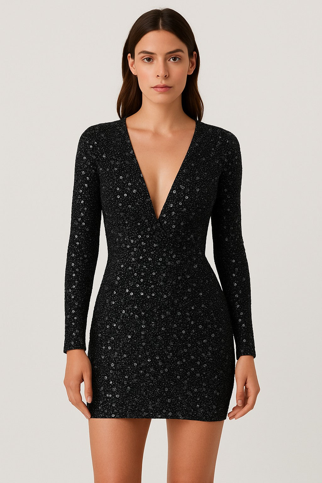 Charlotte | Glitter Cocktail Dress for Women – Sparkly Semi-Formal Evening Outfit