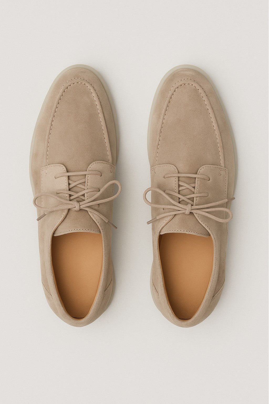 Hugo | Men’s Suede Loafers - Lace-Up Moccasin - Flexible Sole - Smart Casual Style