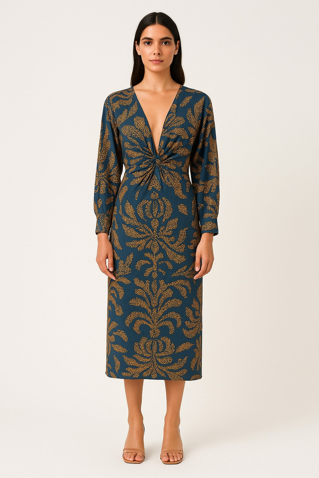 Amelia | Women’s A-Line Dress - Sustainable Cotton Blend - Breathable All-Season Fabric