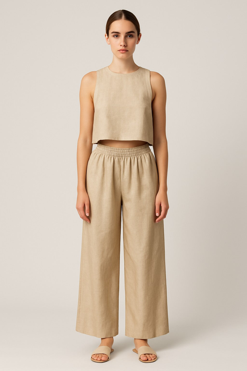 Daisy | Linen Two-Piece Set - Lightweight, Breathable & Sustainable Women's Summer Outfit