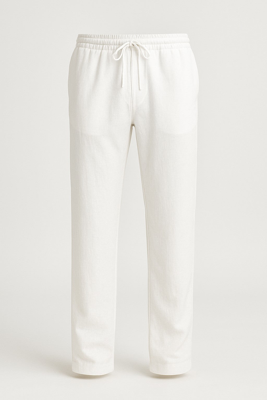 Alfie | Men’s Wide-Leg Trousers – Breathable Linen – Relaxed Fit – Drawstring Waist – Full Length