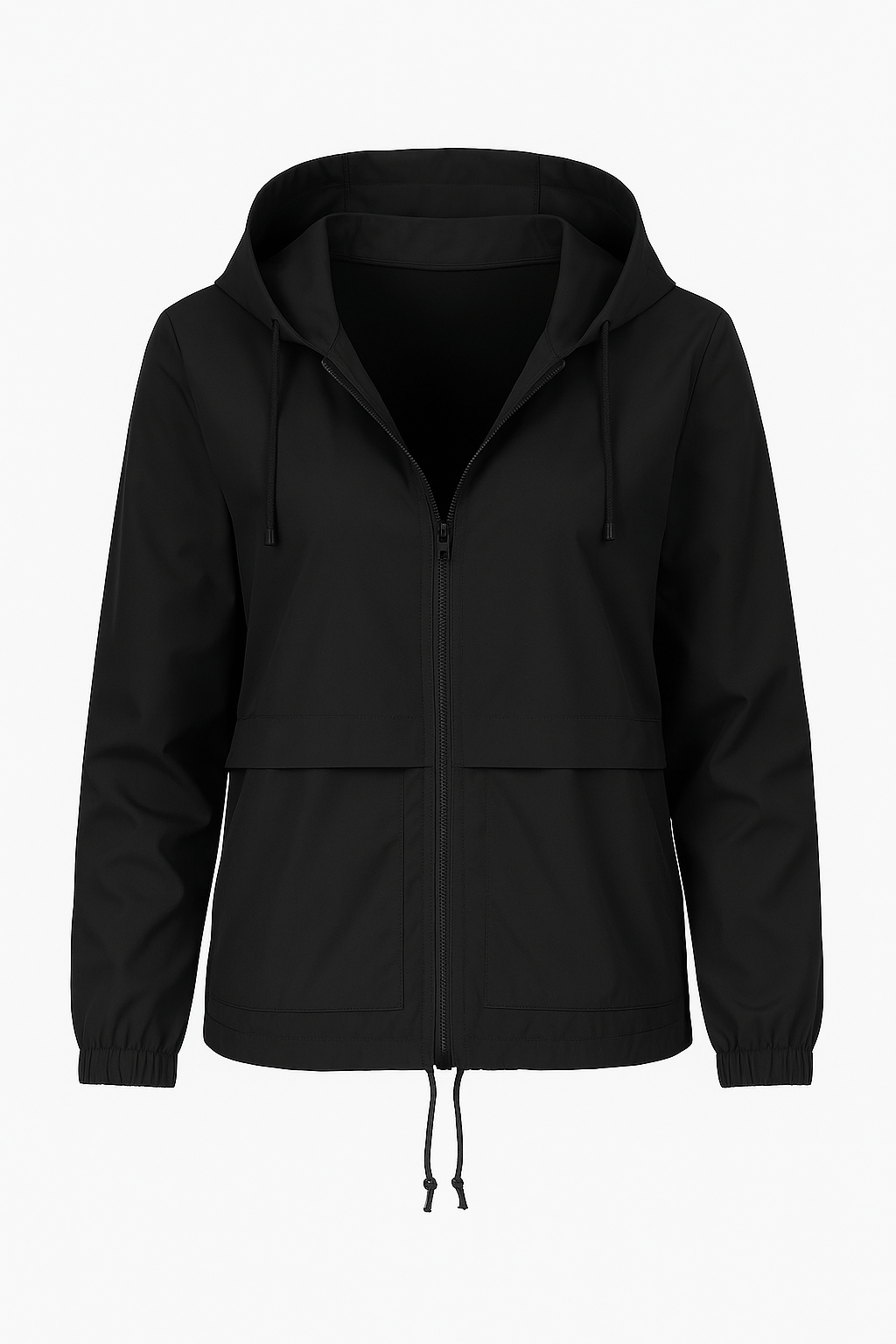 Paloma | Women’s Hooded Windbreaker - Lightweight Polyester - Adjustable Drawstrings - Zip-Up Front