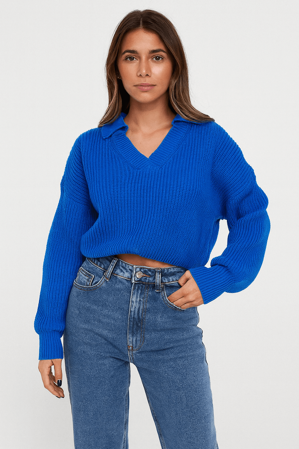Anneliese | Women's Cozy Knit Sweater - Relaxed Fit - Soft Polyester Knit - All-Season Wear
