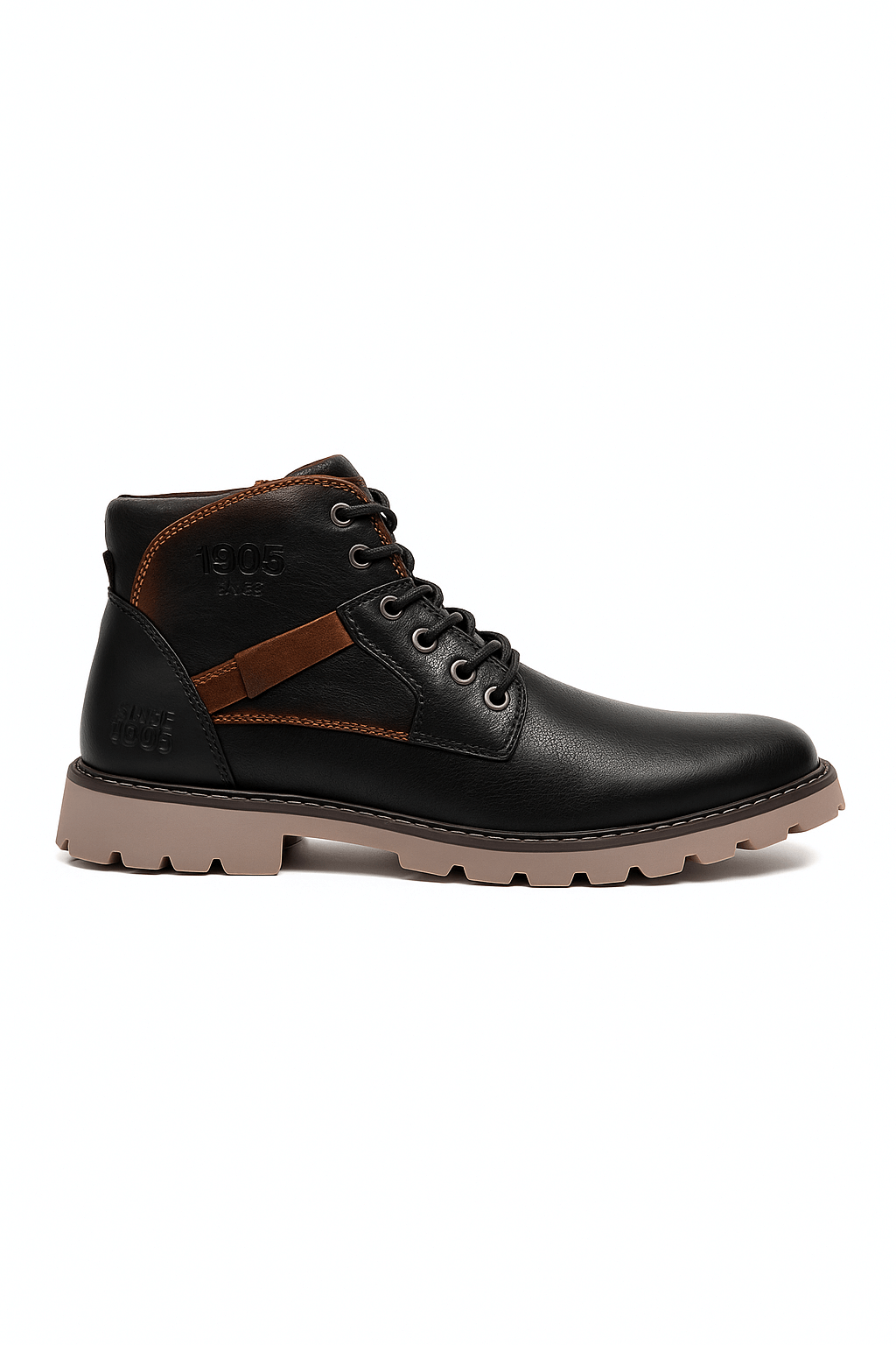 Silas | Men's Leather Dress Boots – Elegant Zipper Design – Comfortable & Durable Footwear