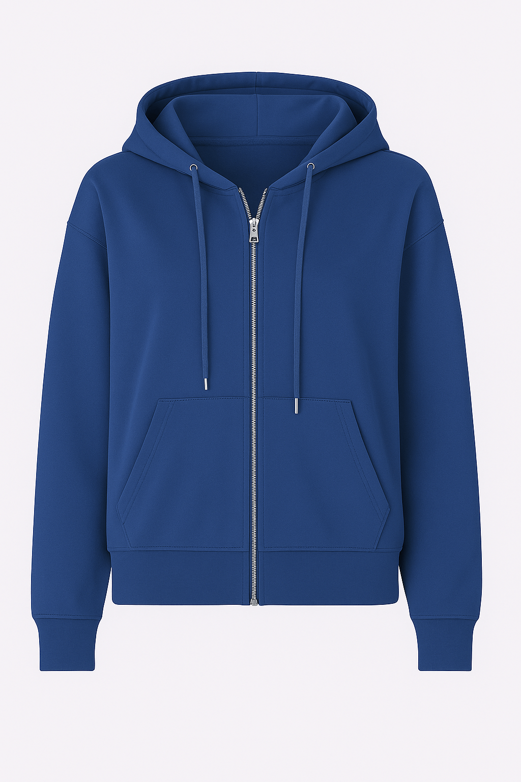 Simone | Women’s Oversized Hooded Jacket - Zip Front - Soft Cotton Blend - Casual Fit