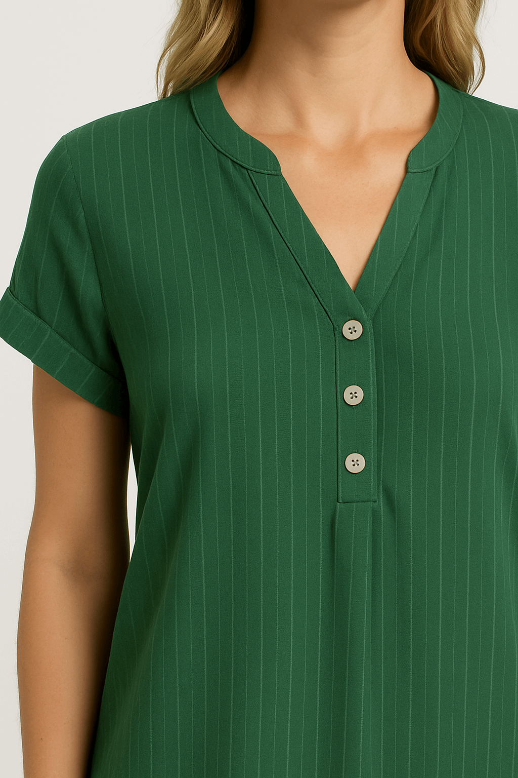 Clara | Women’s Midi Dress - V-Neck - Elegant Style - Casual to Formal