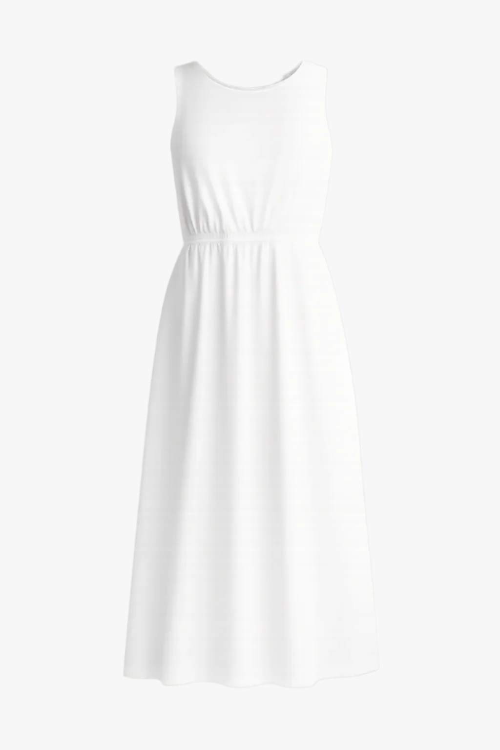 Ada | Sleeveless Cotton Maxi Dress - Square Neckline
