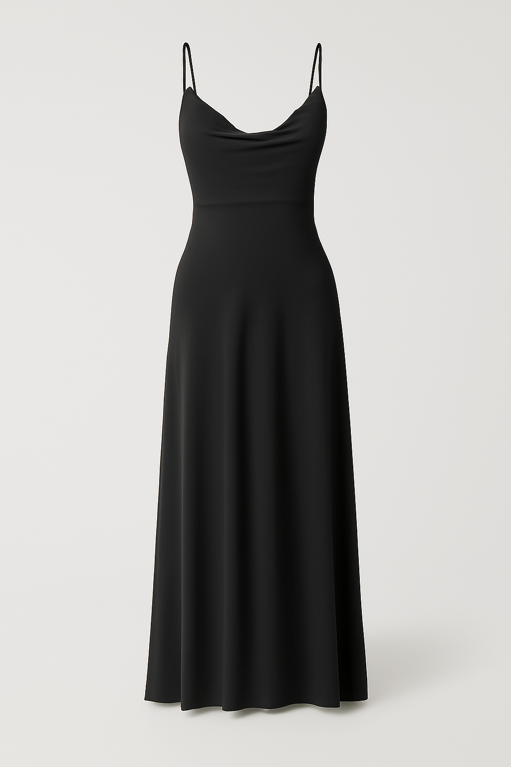 Bonnie | Cowl-Neck Maxi Dress - Sleeveless & Flowing Silhouette