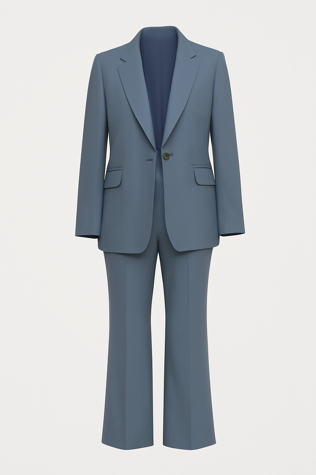 Flora | Women’s Blazer and Trouser Set – Tailored Fit – High Waist – Wide Leg – Formal Wear