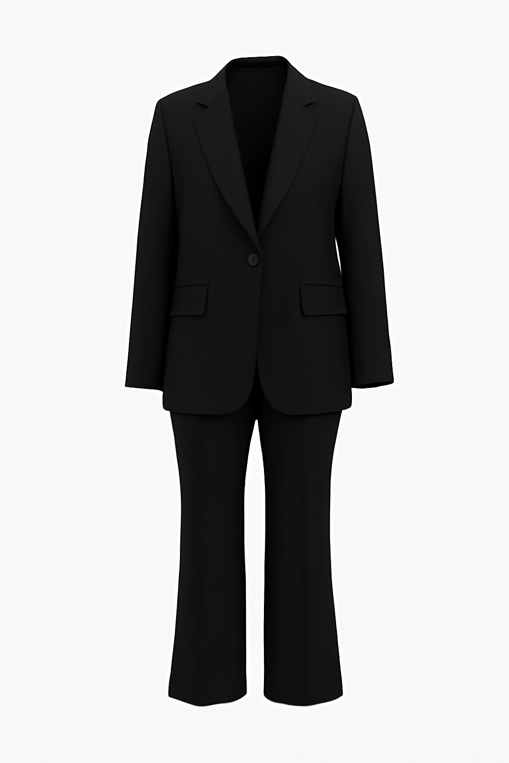 Flora | Women’s Blazer and Trouser Set – Tailored Fit – High Waist – Wide Leg – Formal Wear