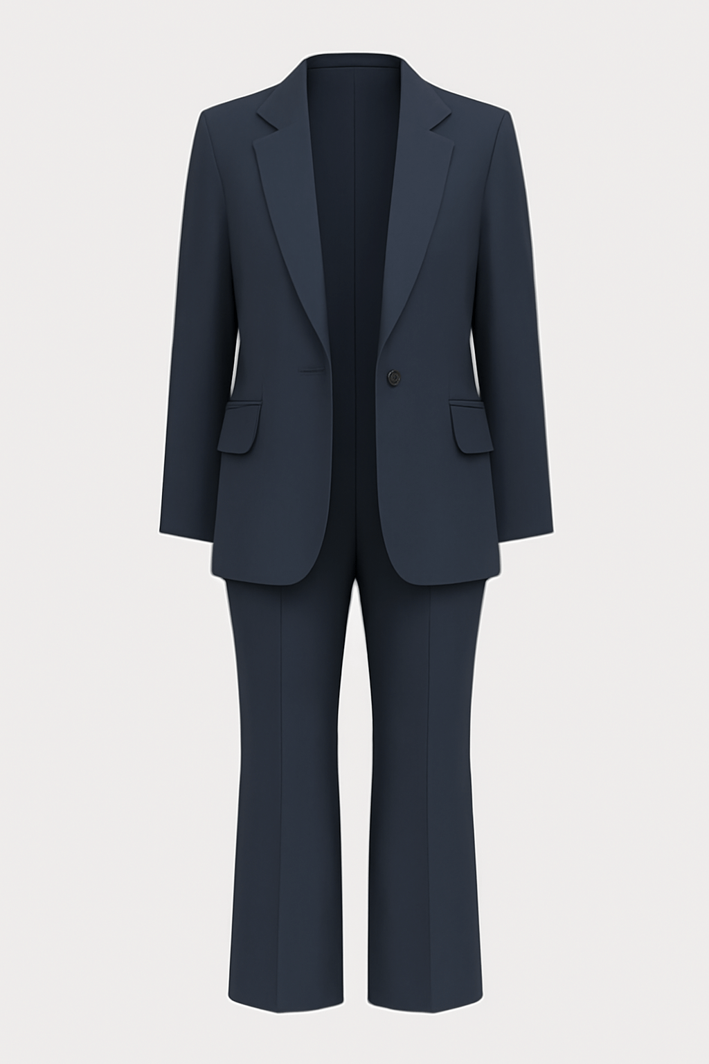 Flora | Women’s Blazer and Trouser Set – Tailored Fit – High Waist – Wide Leg – Formal Wear