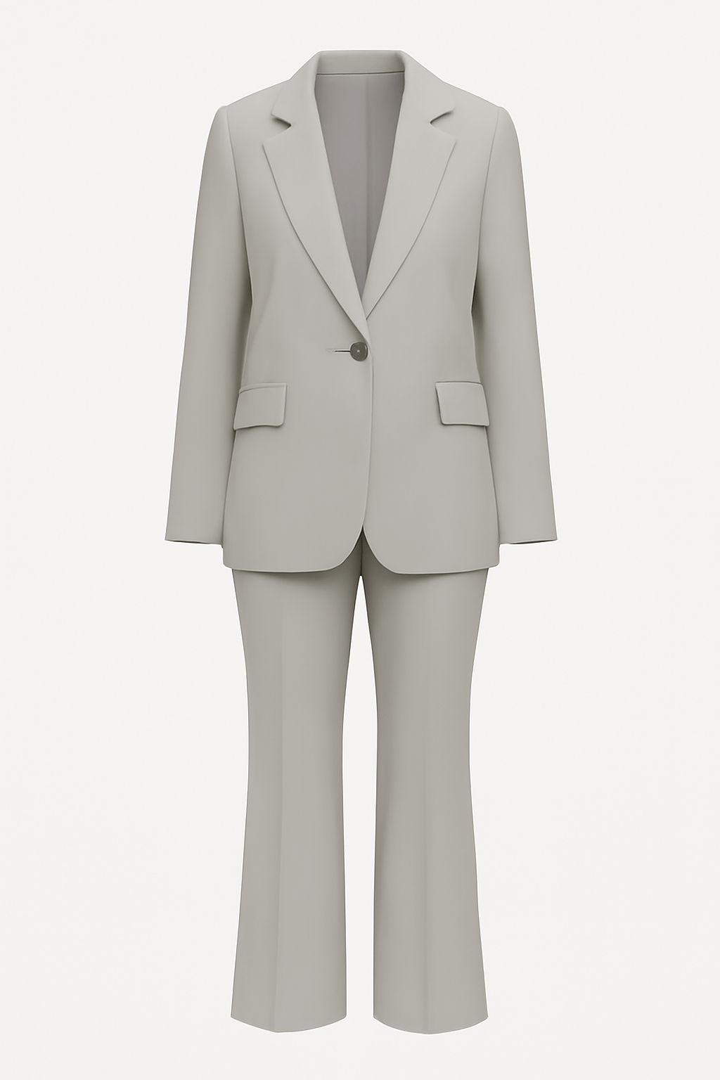 Flora | Women’s Blazer and Trouser Set – Tailored Fit – High Waist – Wide Leg – Formal Wear