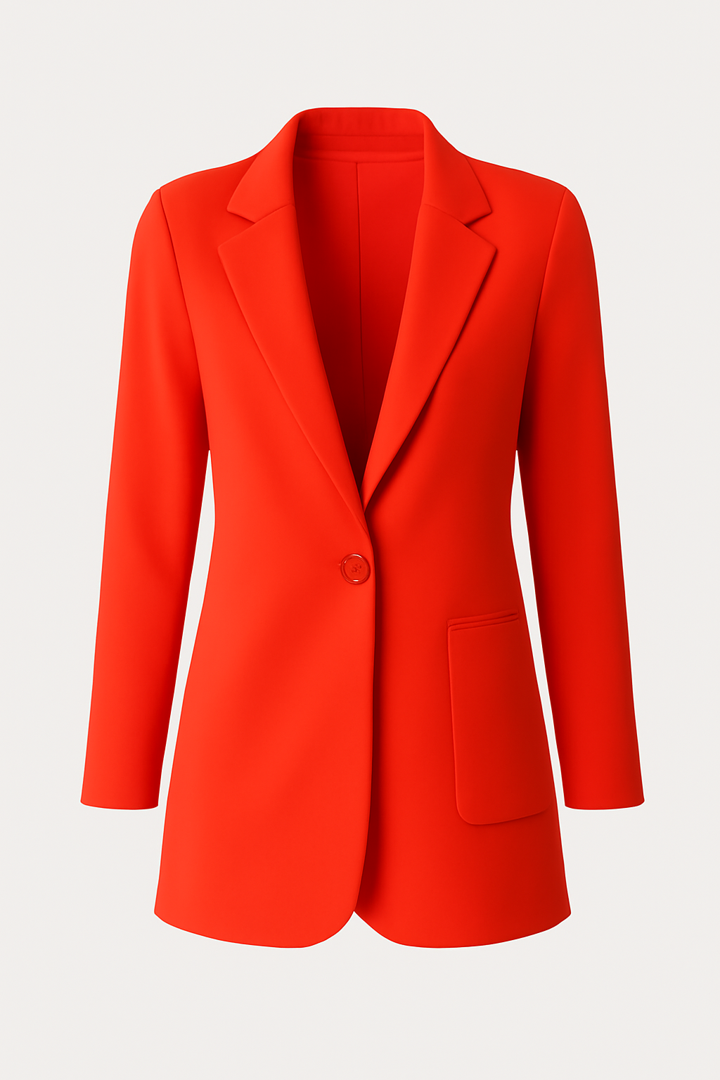 Penny | Women’s Blazer – Tailored Fit – Longline Cut – Notched Lapel – Formal Smart Style