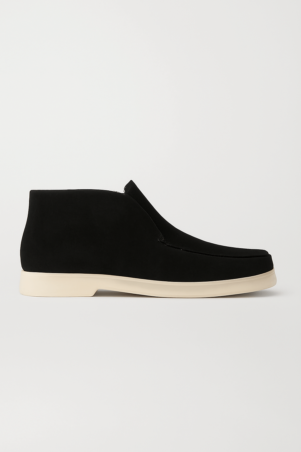 Tobias | Men’s High Suede Loafers - Full Leather Insole - Precise Stitch Detailing