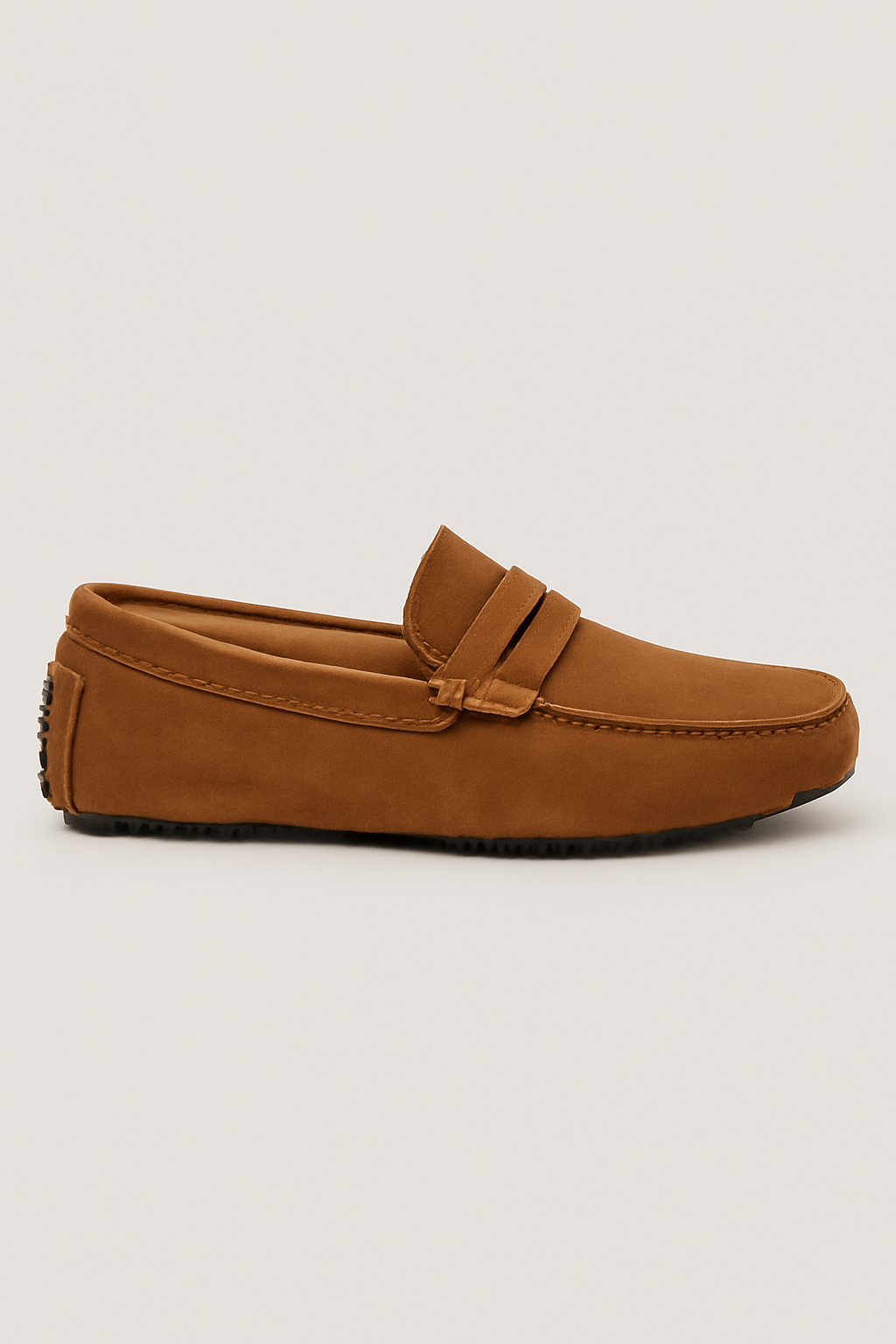 Jude | Men’s Suede Driver Loafers - All-Leather Insole - Fine Stitch Detailing