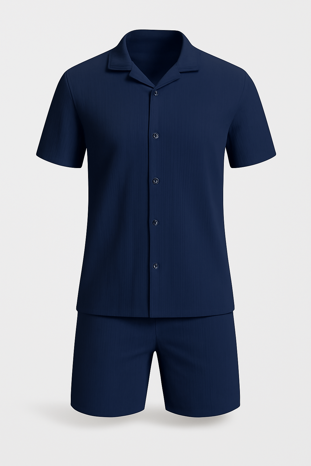 Roman | Men’s Two-Piece Set – Lightweight Cotton Blend – Jacquard Pattern – Relaxed Fit