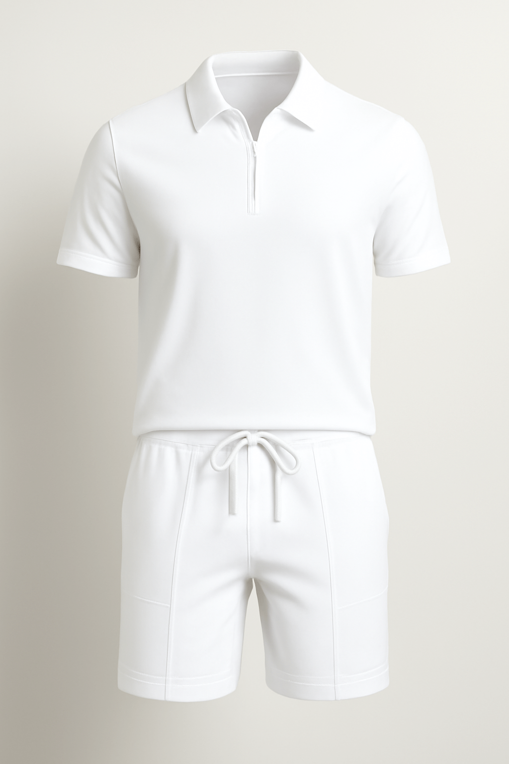 Harrison | Men’s Polo Shirt – Classic Fit – Cotton Blend – Short Sleeve – Zip Collar