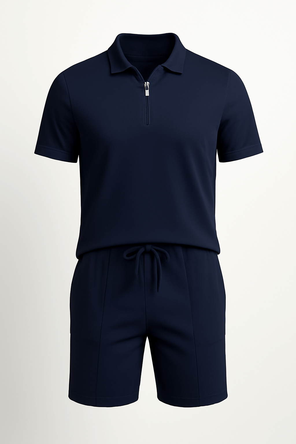 Harrison | Men’s Polo Shirt – Classic Fit – Cotton Blend – Short Sleeve – Zip Collar
