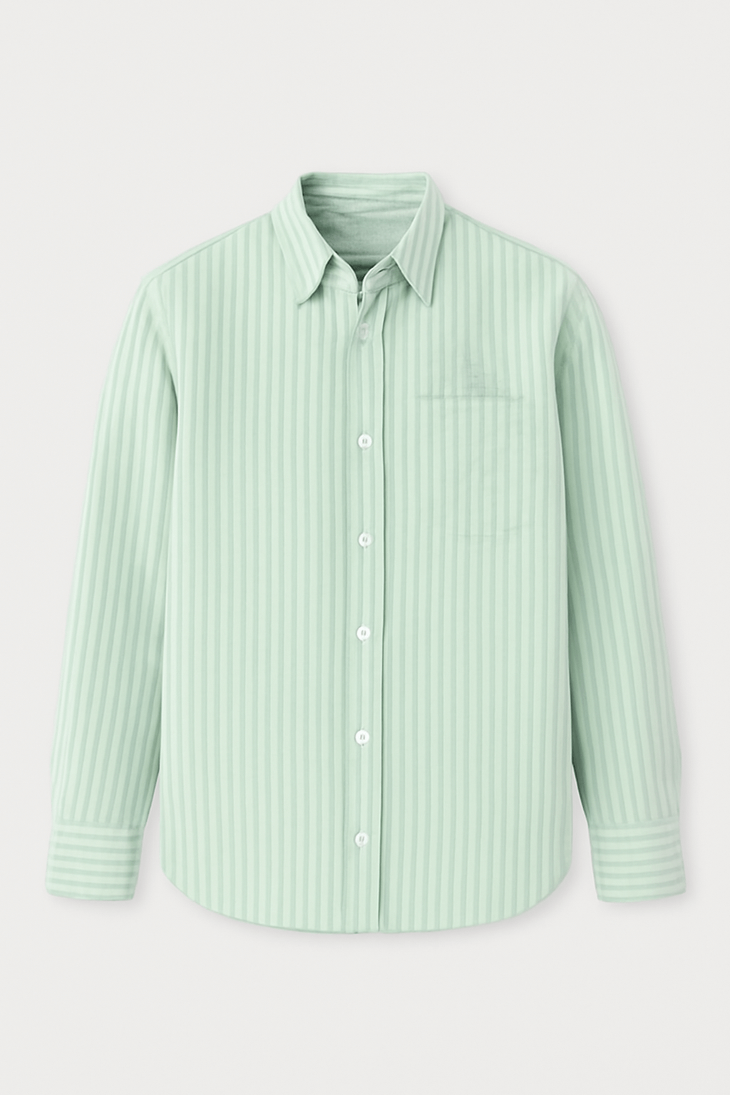 Jake | Men's Linen Shirt – Casual Relaxed Fit with Breathable Vertical Stripes