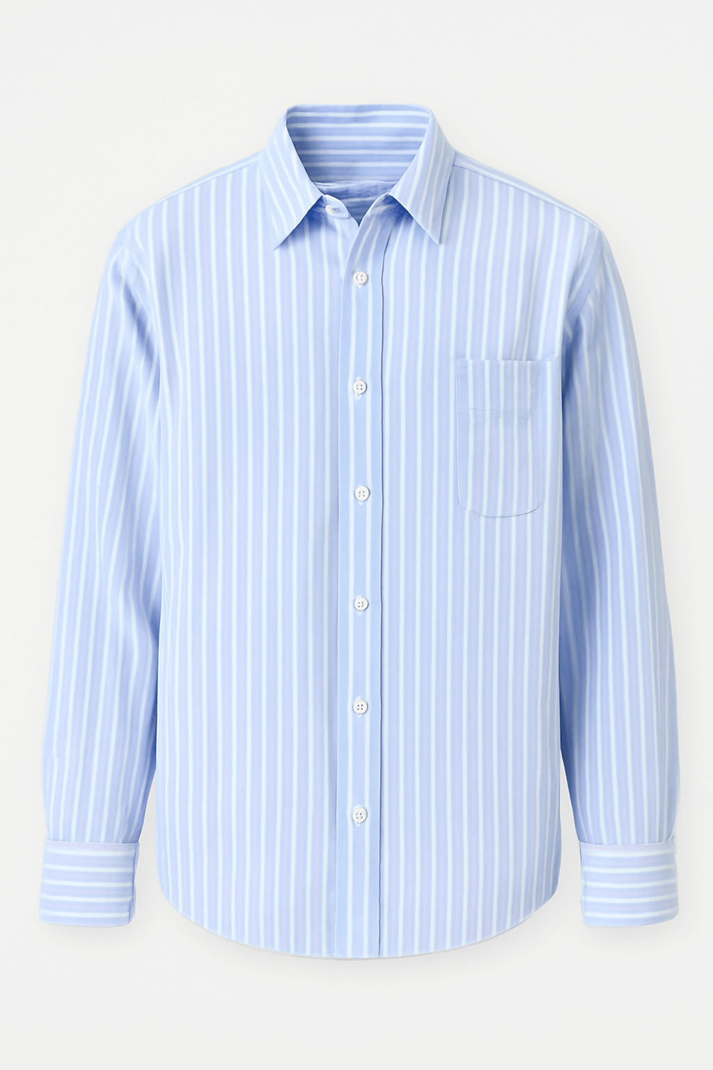 Jake | Men's Linen Shirt – Casual Relaxed Fit with Breathable Vertical Stripes