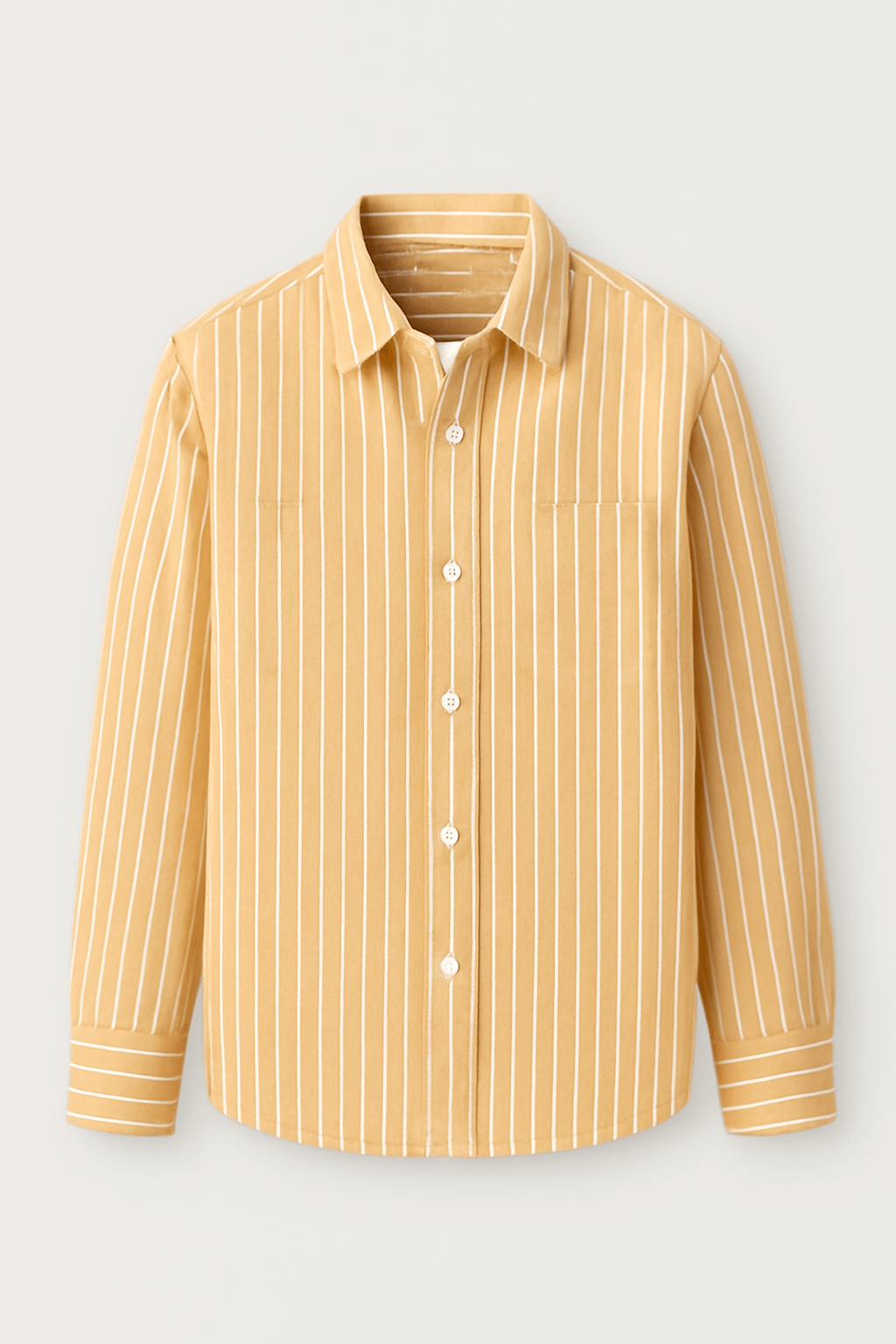 Jake | Men's Linen Shirt – Casual Relaxed Fit with Breathable Vertical Stripes