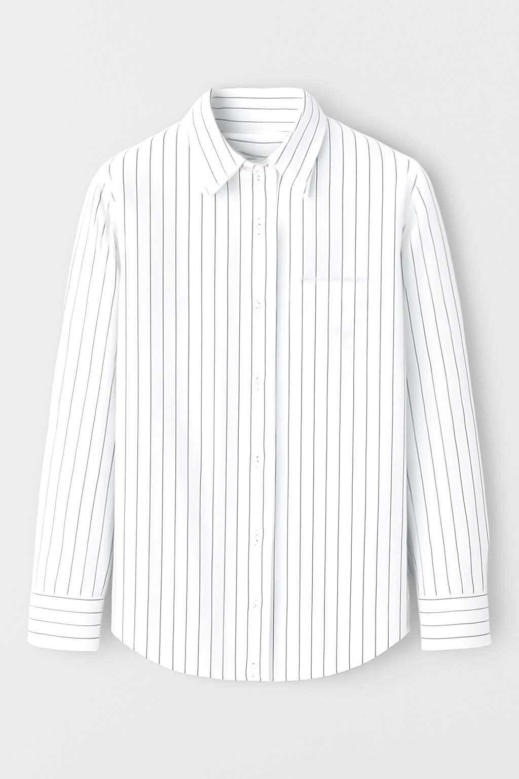 Jake | Men's Linen Shirt – Casual Relaxed Fit with Breathable Vertical Stripes