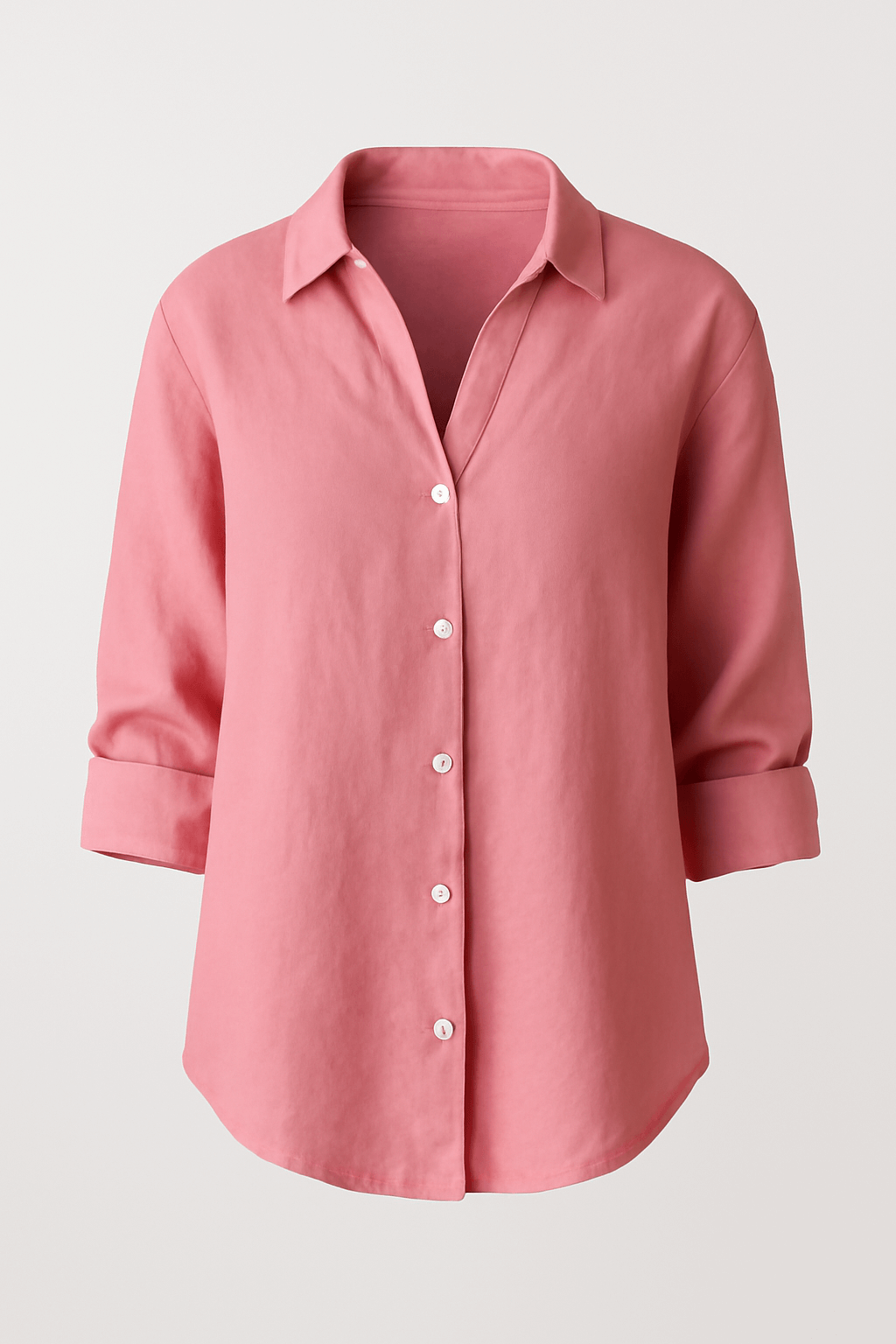 Camelia | Women's Linen Button-Up Shirt – Relaxed Fit – Long Sleeve & Adjustable Cuffs