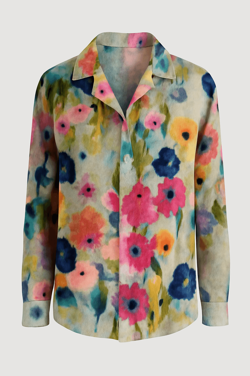 Blake | Women's Long Sleeve Blouse – Retro-Inspired Design – Timeless Elegance & Comfort