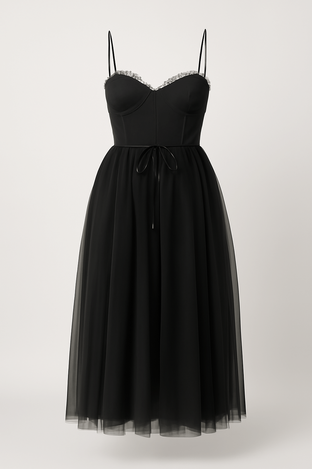 Bea | Women's Formal Maxi Dress – Elegant Flowy Chiffon – Sleeveless V-Neck Design