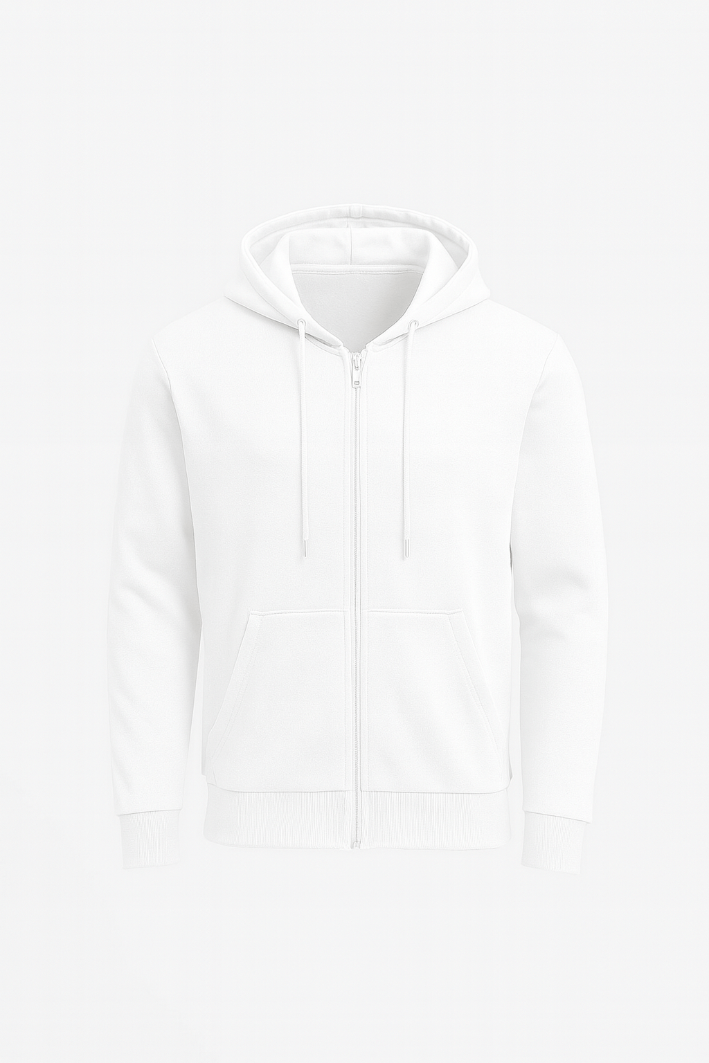 Dorian | Men’s Waffle Texture Hooded Jacket - Full Zip Closure - Regular Fit - Midweight Layer