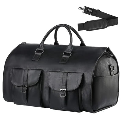 Stoneburry | Spacious leather duffel bag