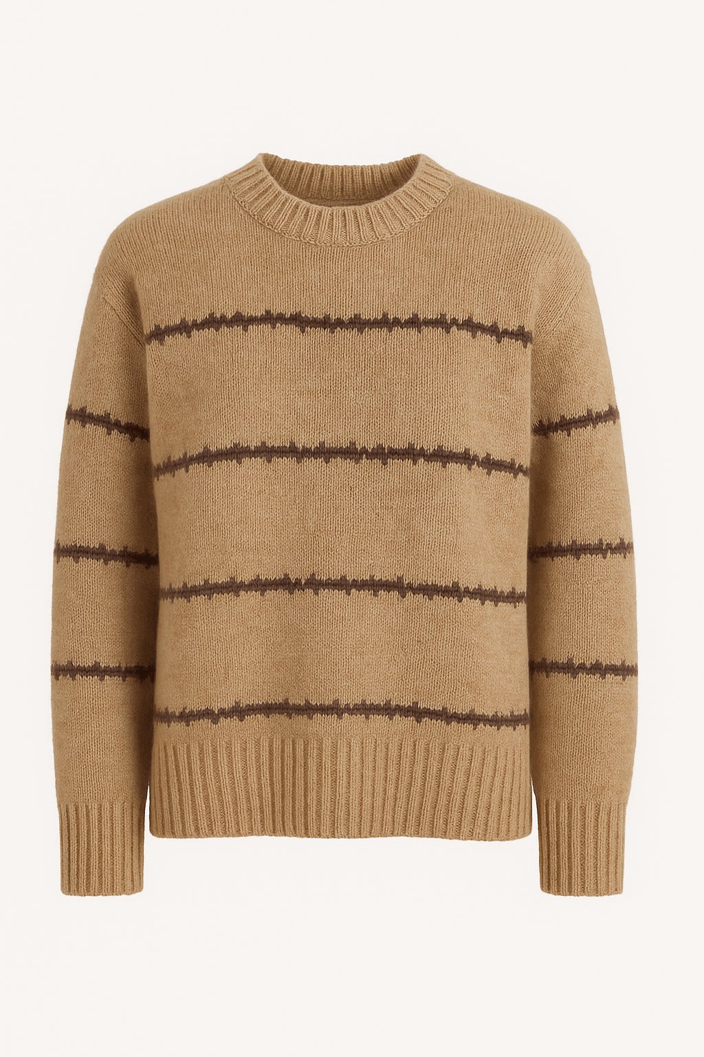 Gisella | Women's Striped Knit Sweater – Cozy & Stylish Round Neck Design