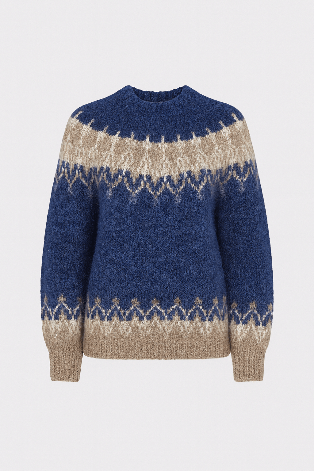 Loretta | Larra Knit Sweater - Round Neck - Soft Knit Fabric - Relaxed Fit for Fall/Winter
