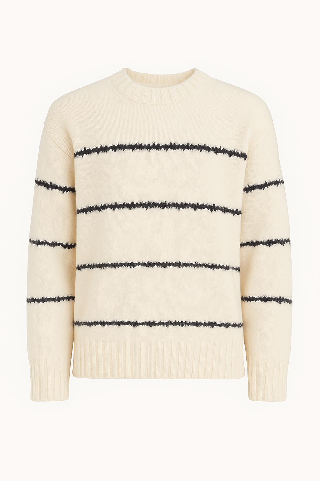 Gisella | Women's Striped Knit Sweater – Cozy & Stylish Round Neck Design