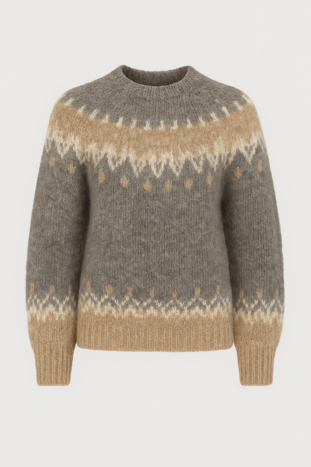 Loretta | Larra Knit Sweater - Round Neck - Soft Knit Fabric - Relaxed Fit for Fall/Winter