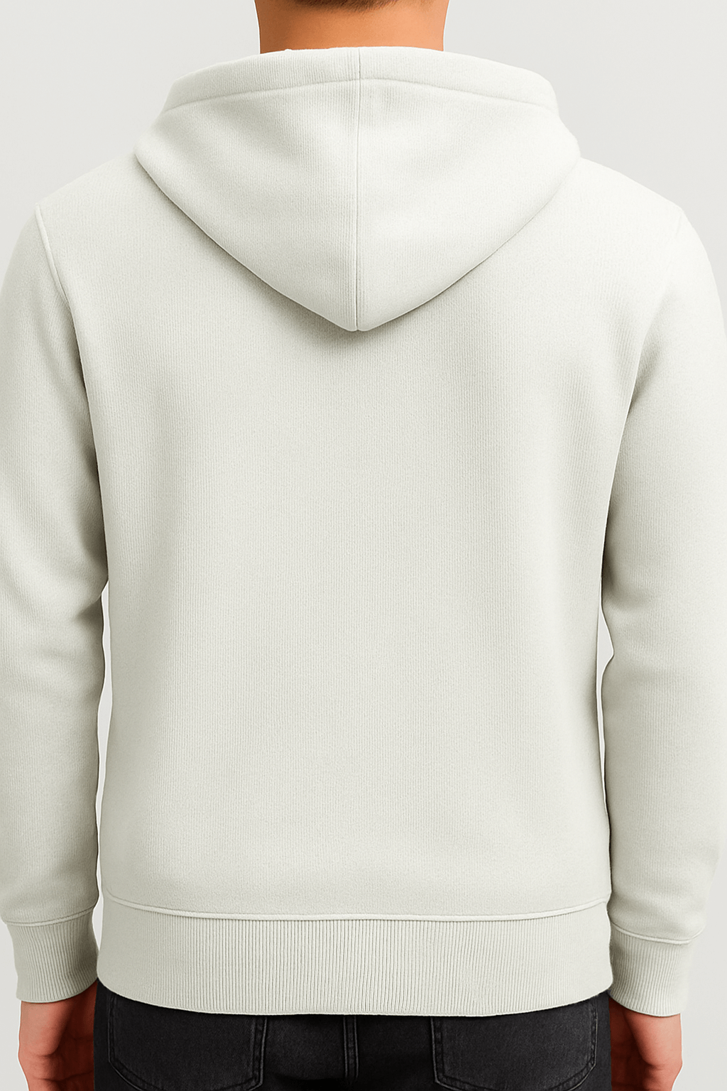 Dorian | Men’s Waffle Texture Hooded Jacket - Full Zip Closure - Regular Fit - Midweight Layer